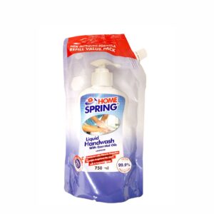 Home Spring - Handwash (Pouch-Pouch Refill Pack) – 750 ml