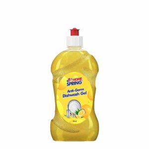 Home Spring Anti-Germ Dishwash with (Lemon & Neem) – 500 ml (PET Bottle)